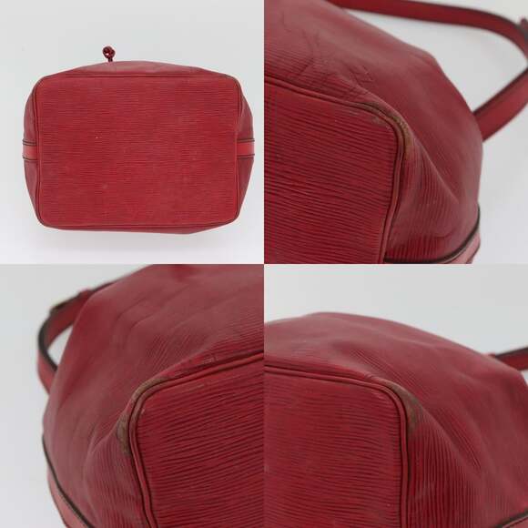 LOUIS VUITTON Epi Petit Noe Shoulder Bag Red M44107 - Picture 10 of 12
